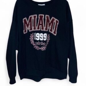 Black Miami 1999 Women's Sweater